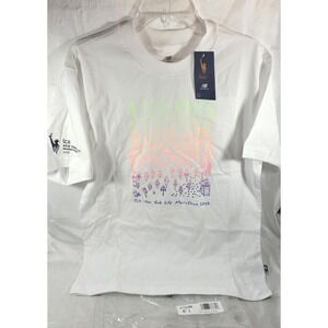 New Balance Men's NYC New York City Marathon 2025 TCS White Graphic T-Shirt - L